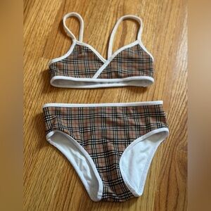 BURBERRY 2 PIECE SWIMSUIT